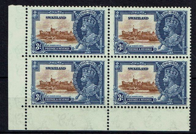 Image of Swaziland SG 23/23a UMM British Commonwealth Stamp